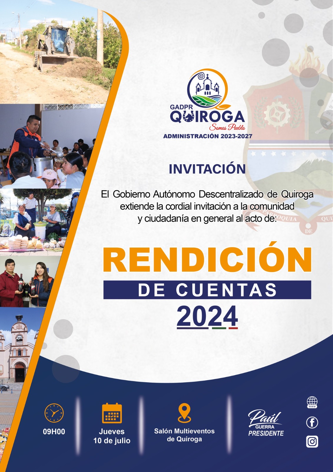 Rendición de Cuentas GAD Quiroga